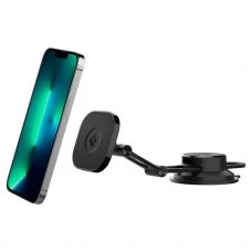 Spigen ITS35-3 ONETAP MAGNETIC Magsafe WINDSHIELD &amp;amp; DASHBOARD CAR MOUNT BLACK