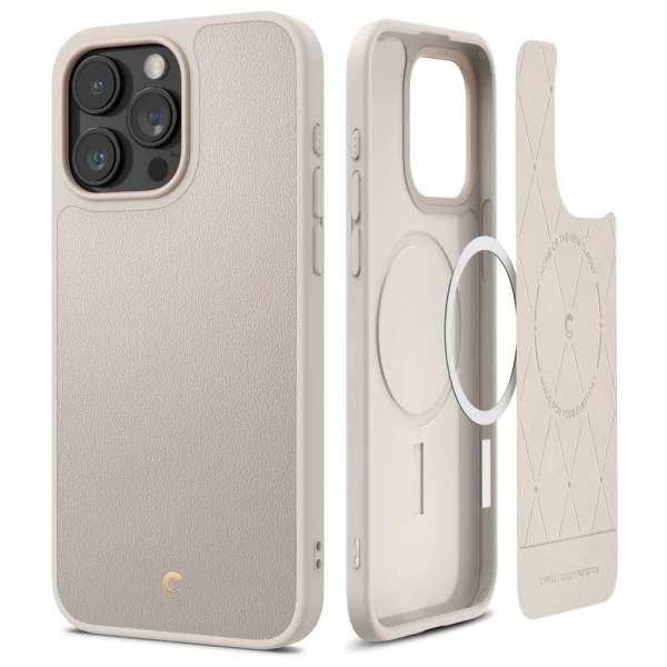 Чохол Spigen Cyrill Kajuk Mag Magsafe iPhone 15 Pro Cream Case