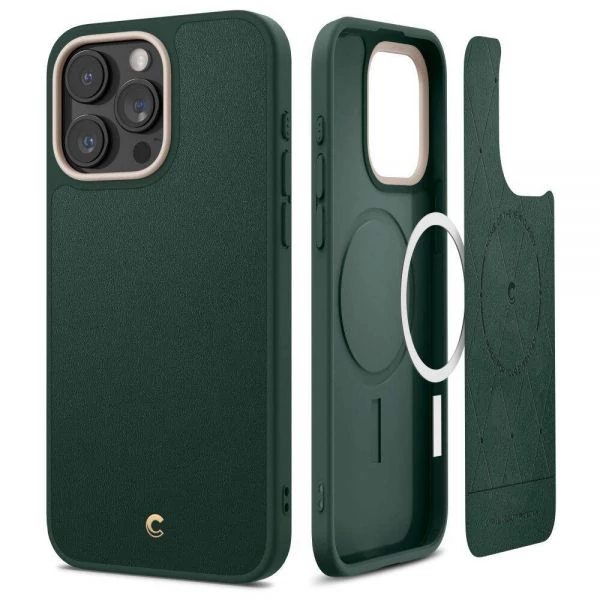 Чохол iPhone 15 Pro Max Spigen Cyrill Kajuk Mag Magsafe Forest Green Case