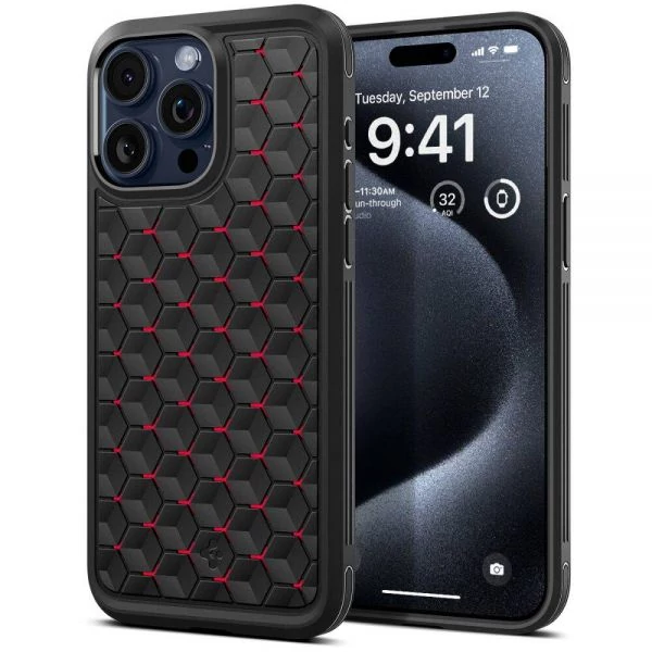 Чохол iPhone 15 Pro Max Spigen Cryo Armor Cryo Red