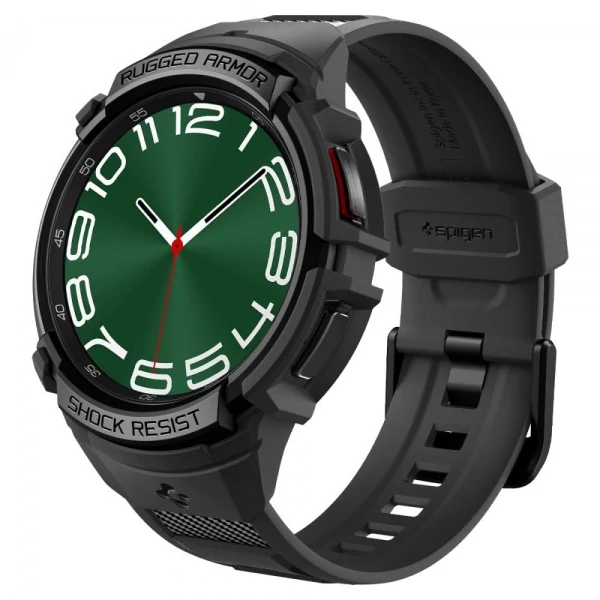 Браслет Spigen Rugged Armor Pro Galaxy Watch 6 Classic (47 мм) Matte Black Case