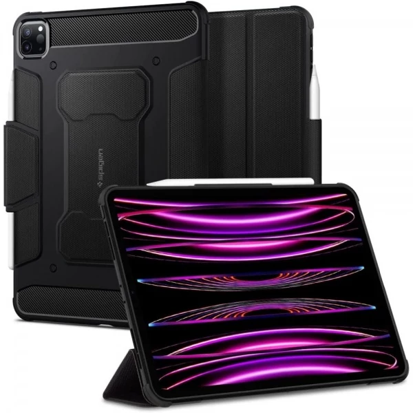 Spigen Rugged Armor Pro iPad Pro 12.9 2021 Чохол Black Case