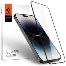Загартоване скло Spigen Glass Fc iPhone 14 Pro Max Black