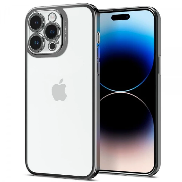 Чохол Spigen Optik Crystal iPhone 14 Pro Chrome Grey