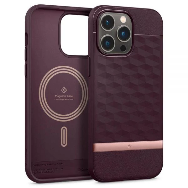 Чохол Caseology Parallax Mag Magsafe iPhone 14 Pro Burgundy