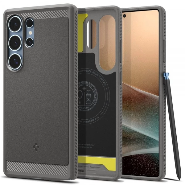 Чохол SPIGEN RUGGED ARMOR MAG MAGSAFE GALAXY S25 ULTRA MARBLE GREY