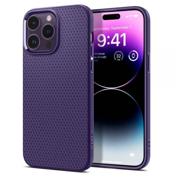 Чохол Spigen Liquid Air IPhone 14 Pro Max Deep Purplecase