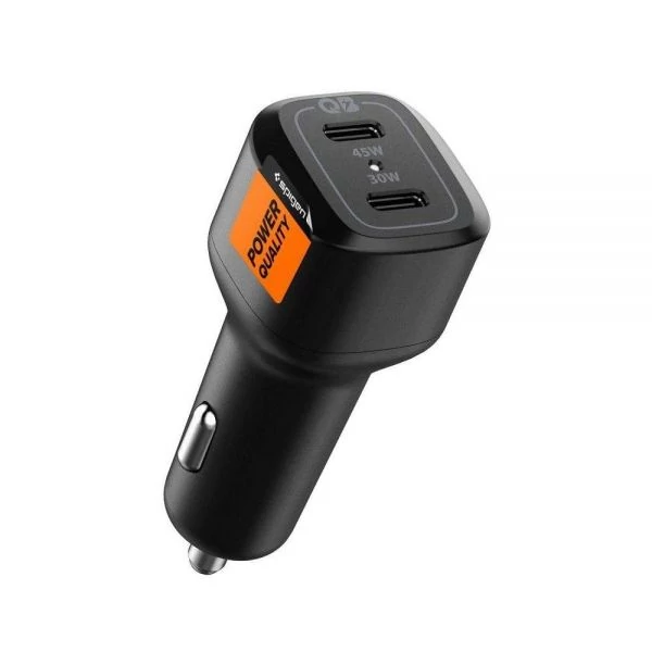 Зарядний пристрій Samochodowa SPIGEN Pc2200 Arcstation 2-port Car Charger Pd75w Black