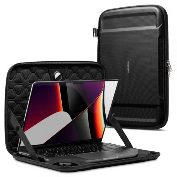 Spigen RUGGED Armor POUCH Pro LAPTOP 13-14 Чохол Black AFA04270