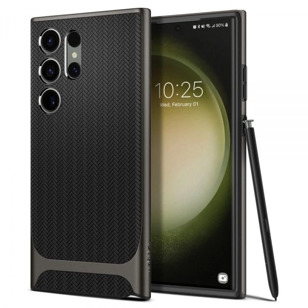 Чохол Spigen Neo Hybrid Galaxy S23 Ultra Gunmetal Case