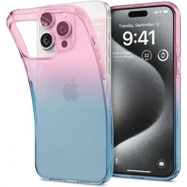 Чохол Spigen Liquid Crystal IPhone 15 Pro Gradation Pink Case