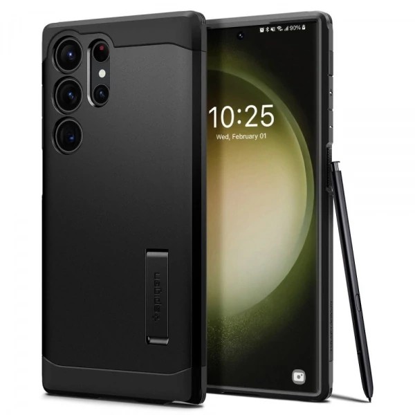 Чохол Spigen Tough Armor Samsung S23 Ultra Black Чорний Case