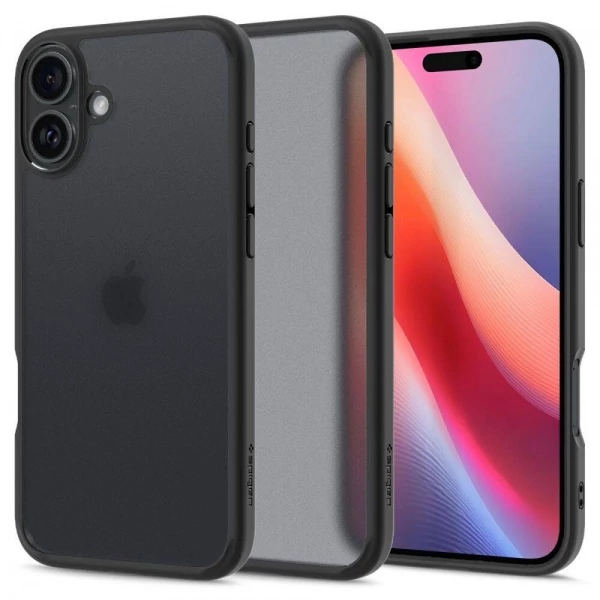 Чохол iPhone 16 Spigen Ultra Hybrid Frost Black