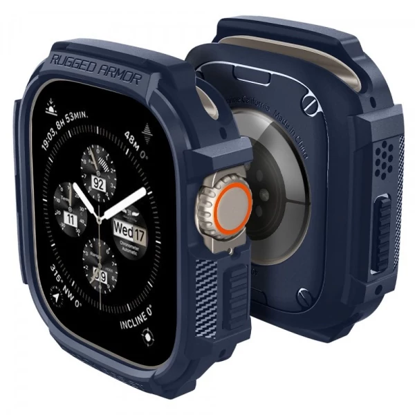 Чохол Spigen Rugged Armor Apple Watch Ultra 1 / 2 (49 мм) Navy Blue