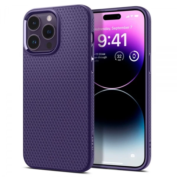 Чохол Spigen Liquid Air iPhone 14 Pro Max Deep Purplecase