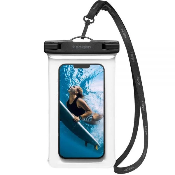 Чохол Spigen Velo A601 UNIVERSAL WATERPROOF CASE Crystal Clear AMP04526