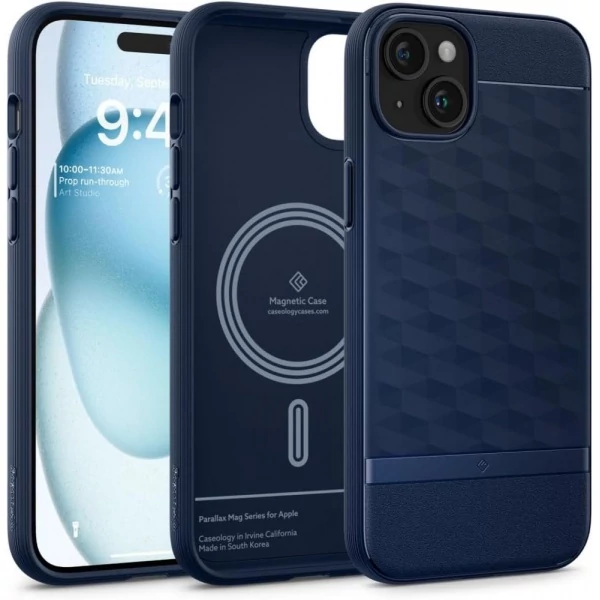 Чохол Caseology Parallax Mag Magsafe iPhone 15 Midnight Blue Case