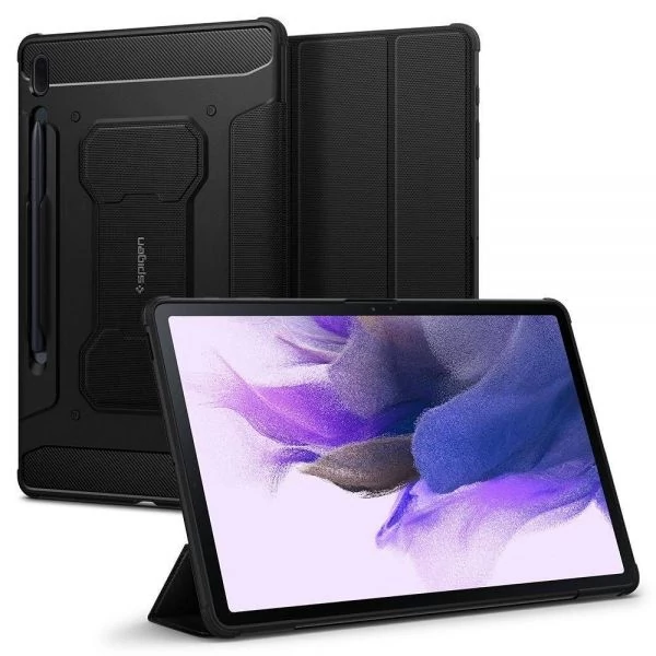 SPIGEN Rugged Armor Pro Galaxy Tab S7 FE 5G 12.4 T730 / T736 B Чохол Black Case