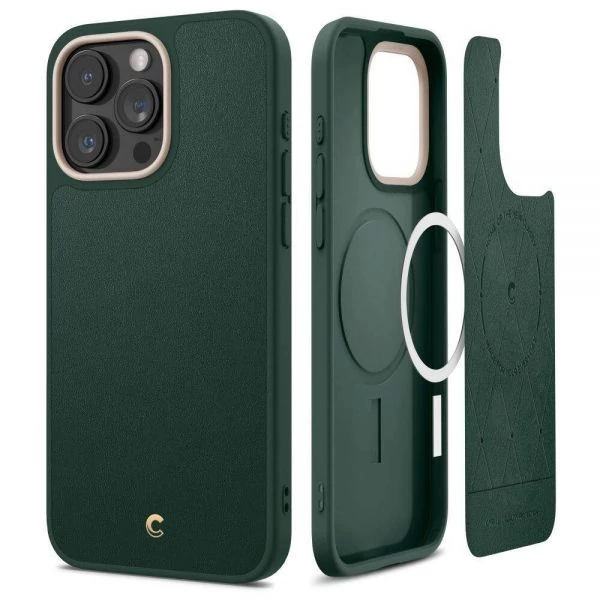 Чохол Spigen Cyrill Kajuk Mag Magsafe iPhone 15 Pro Forest Green Case