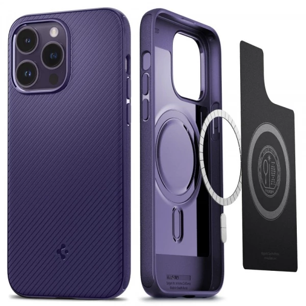 Чохол Spigen Mag Armor iPhone 14 Pro Max Deep Purplecase