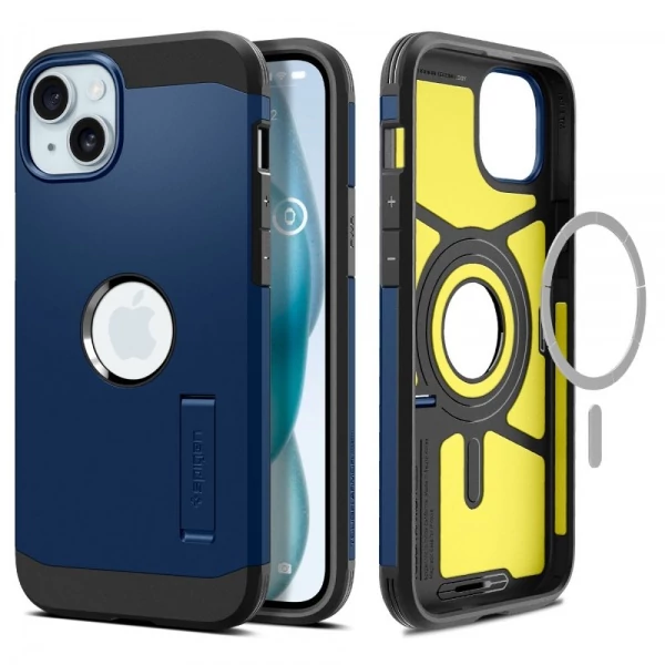 Чохол Spigen Tough Armor Mag Magsafe iPhone 15 Navy Blue