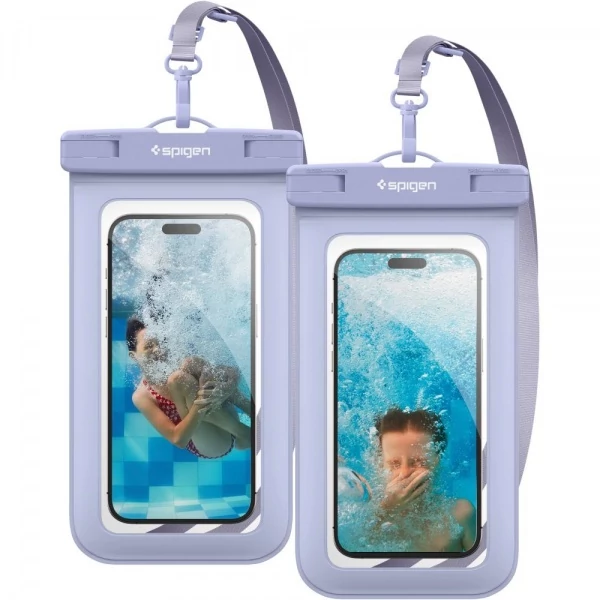 Spigen A601 Чохол водонепроникний універсальний WATERPROOF CASE 2-PACK AQUA BLUE