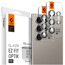 Закаленное стекло Spigen Glass tR EZ Fit Optik Pro 2 Pack, gray - Samsung Galaxy S24 Ultra