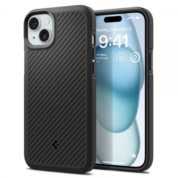 Чохол Spigen Core Armor iPhone 15 Plus Matte Black Case