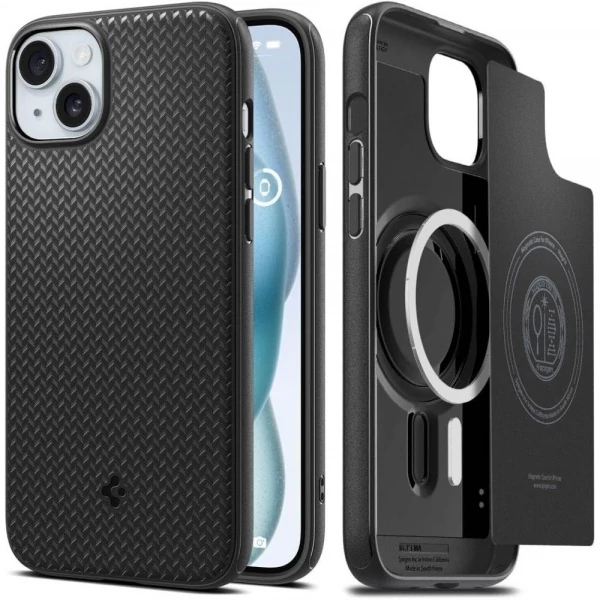 Чохол Spigen Mag Armor Magsafe iPhone 15 Plus Matte Black Case