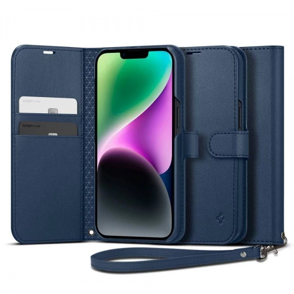 Чохол Spigen WALLET S IPhone 14 CLASSIC BLUE