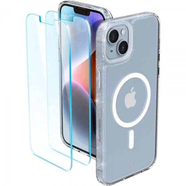 Чохол Spigen iPhone 14 Plus Cyrill Shine Mag Magsafe Glitter Clear