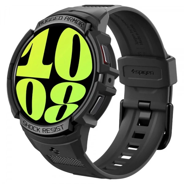 Браслет Spigen Rugged Armor Pro Galaxy Watch 6 (44 мм) Black Case