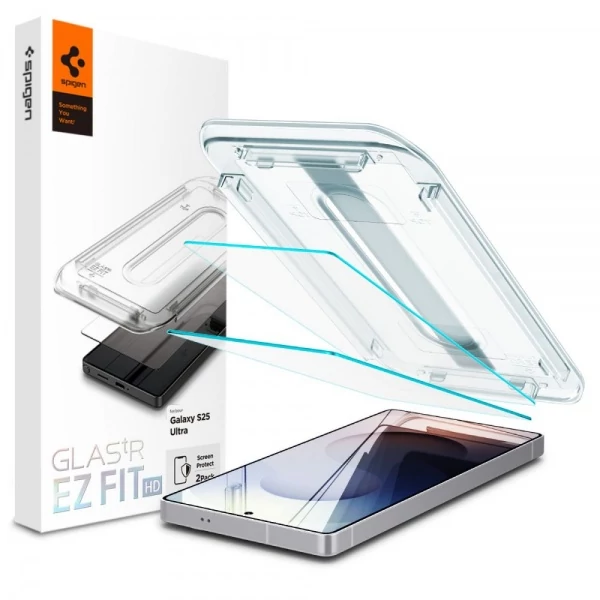 Загартоване скло SPIGEN GLAS.TR EZ FIT HD 2-PACK GALAXY S25 ULTRA CLEAR
