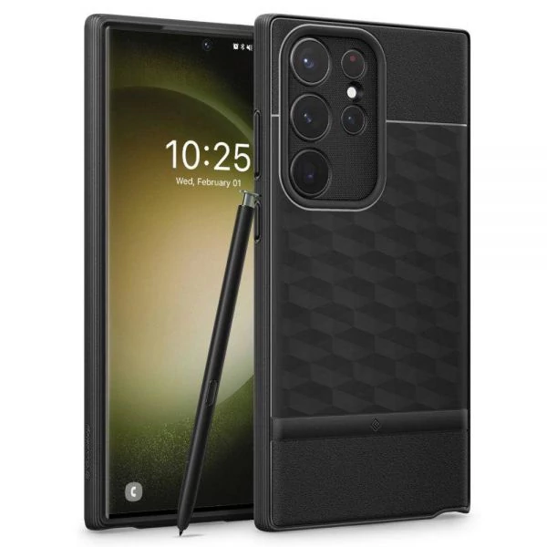 Чохол Caseology Parallax Galaxy S23 Ultra Matte Black Case Case