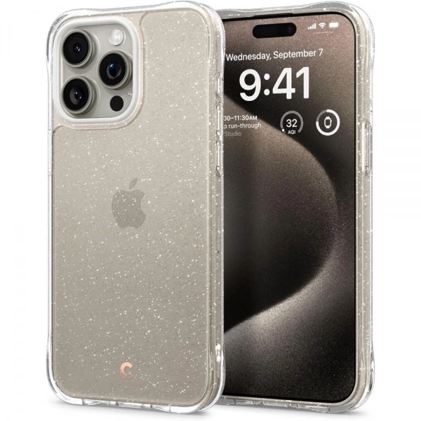 Чохол Spigen Cyrill Cecile iPhone 15 Pro Glitter Clear Case