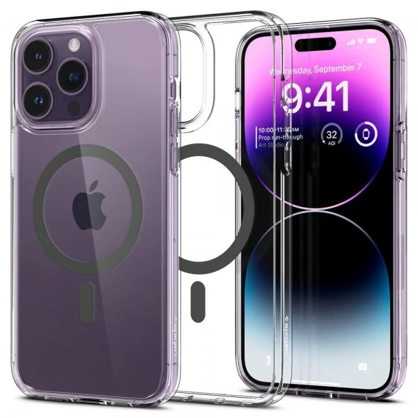 Чохол Spigen iPhone 14 Pro Ultra Hybrid Mag Magsafe Graphite Case