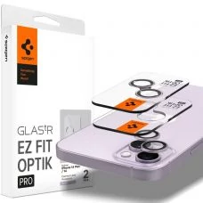 Захисна плівка для камери Spigen Optik.tr EZ FIT Camera Protector 2-pack iPhone 15 / 15 Plus / 14 / 14 Plus Purple