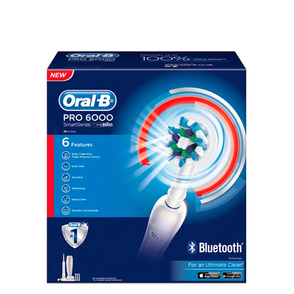 Зубна щітка Oral-B D36.545.5X PRO 6000 з функцією Bluetooth ЄС