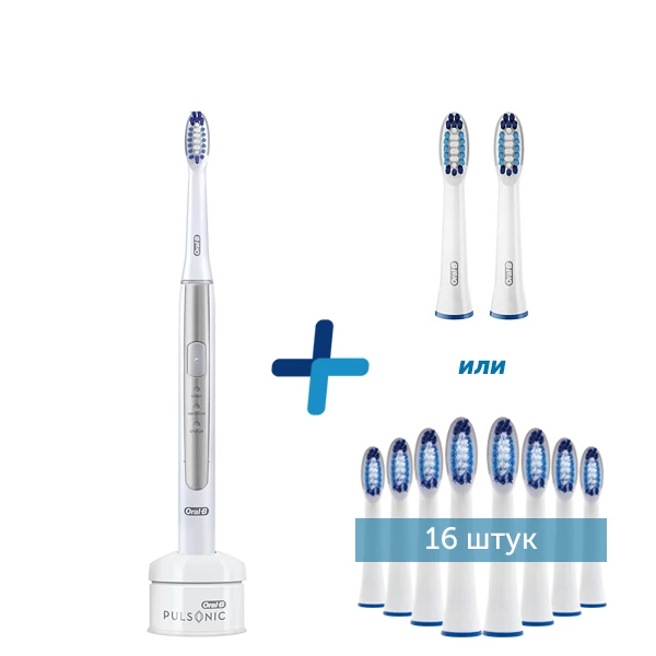 Зубна щітка Oral-B S15.513.2 Pulsonic Slim Pro Silver ультразвукова