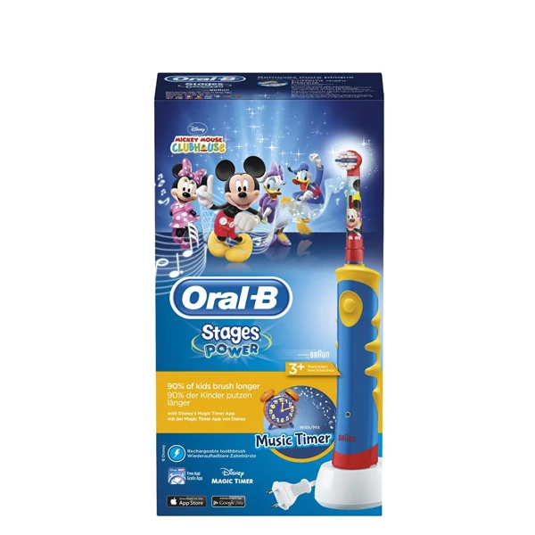 D10.513 Stages Power Mikki Міккі Дитяча електрична зубна щітка Oral-B