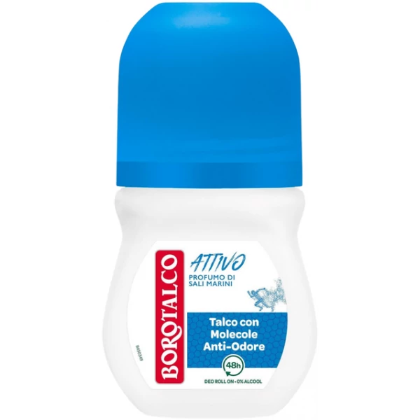 Антиперспірант кульковий Borotalco Attivo Profumo di Sali Marini 50 мл ЄС