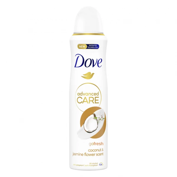 Антиперспірант-спрей Dove Advanced Care Кокос і Жасмин 250 мл ЄС
