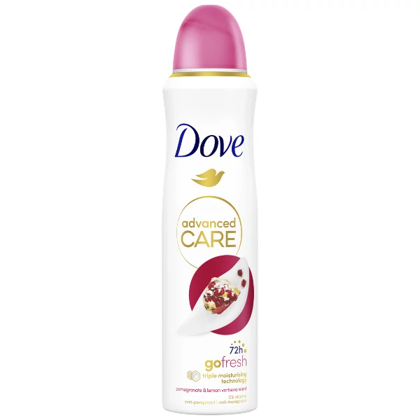 Антиперспірант-спрей Dove Advanced Care Гранат та вербена 250 мл ЄС