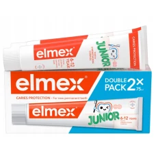 Дитяча зубна паста Elmex Junior проти карієсу з 6 до 12 років (75 мл.) 2 шт ЄС