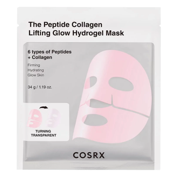 Гідрогелева маска для обличчя COSRX The Peptide Collagen Lifting Glow 34 г ЄС