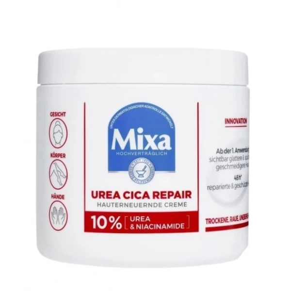 Крем для обличчя та тіла MIXA Urea Cica Repair+ Відновлюючий 400 мл ЄС