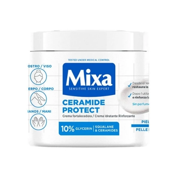 Крем MIXA Ceramide Protect зволожувальний універсальний 400 мл ЄС