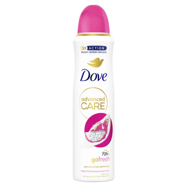 Антиперспірант-спрей Dove Go Fresh Dragon Fruit Coconut 150 мл ЄС