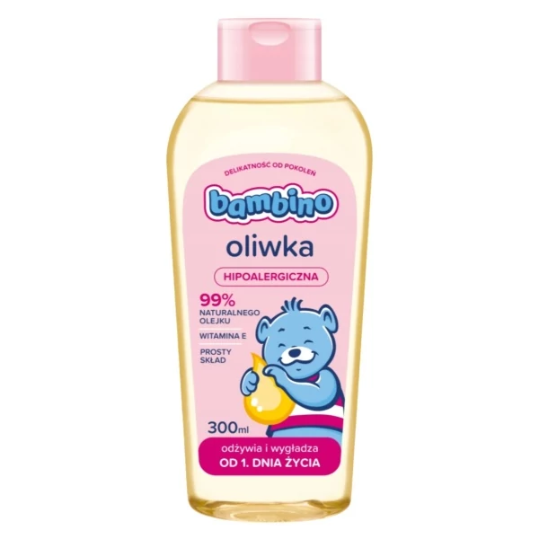 Дитяча олія оливи Bambino з вітаміном E 300 мл ЄС