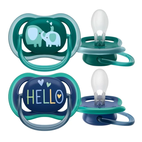 Пустушка Philips AVENT Ultra Air Нічна 18+ місяців 2 шт ЄС